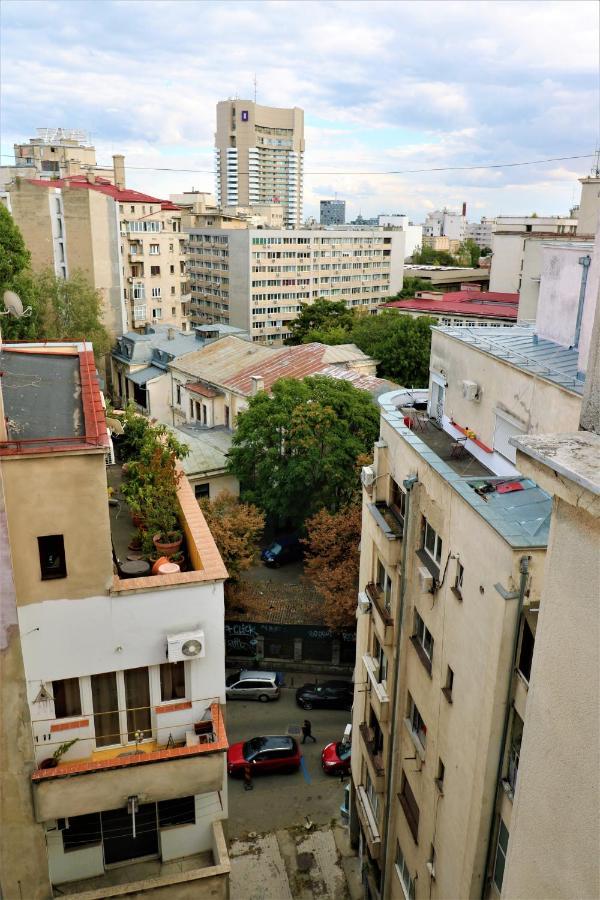 Athenee Palace Apartment - Panoramic View Terrace & Balcony - Free Minibar Bukarest Kültér fotó